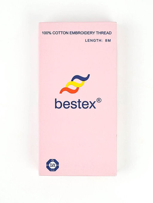 Нитки мулине Bestex, бежевый цвет (803), 24 шт. в уп.