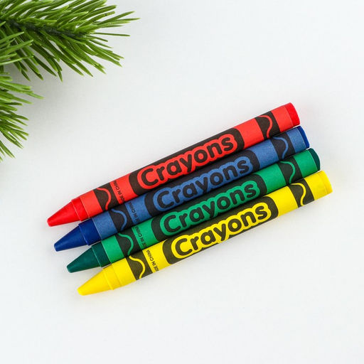 Подарочный набор новогодний, блокнот-раскраска и восковые мелки «С новым годом»