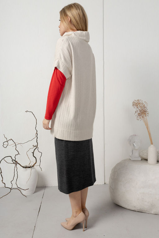 Жилет AMORI 6443 молоко