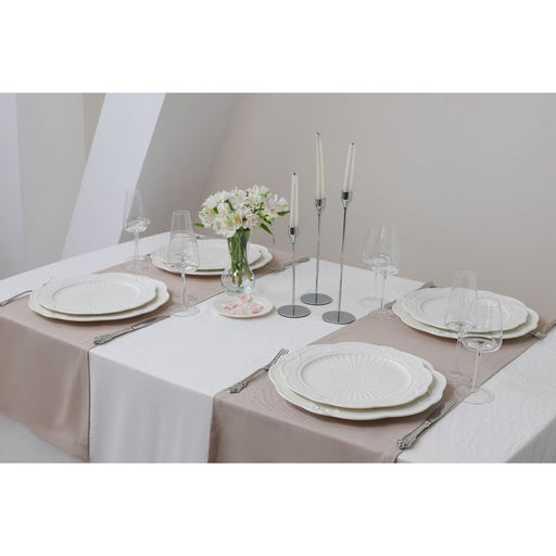 Тарелка Magistro «Этюд», d=20 см, фарфор, белая