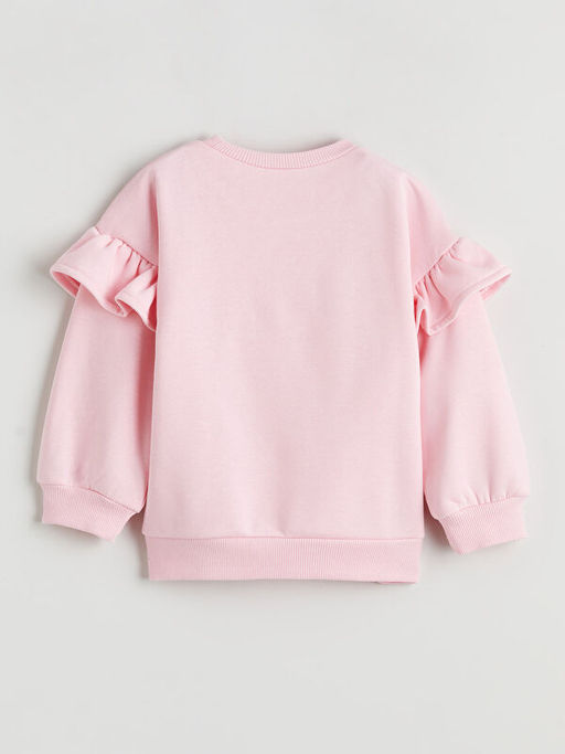 Bask?l? F?rf?rl? K?z ?ocuk Sweatshirt