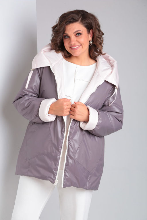 Куртка Diamant 1914-Р беж-какао фото 168