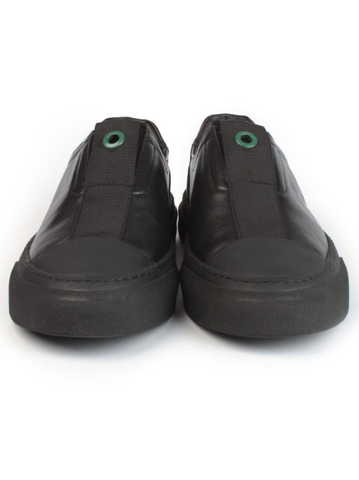 03-0121-1 BLACK Кроссовки мужские (натуральная кожа) - Фабричный китай фото 6