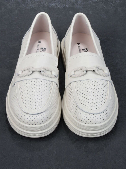 03-HY16-1D BEIGE Лоферы женские (натуральная кожа)