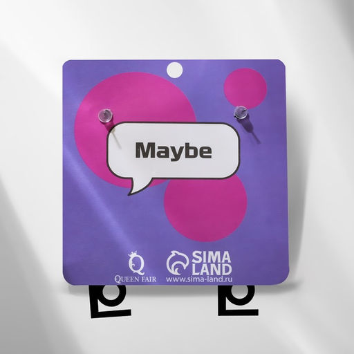 Серьги акрил LOVE ME с сердечком, цвет чёрный в серебре - Queen fair фото 3