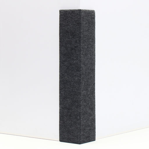 Когтеточка 5520 см, угловая, без меха, серая