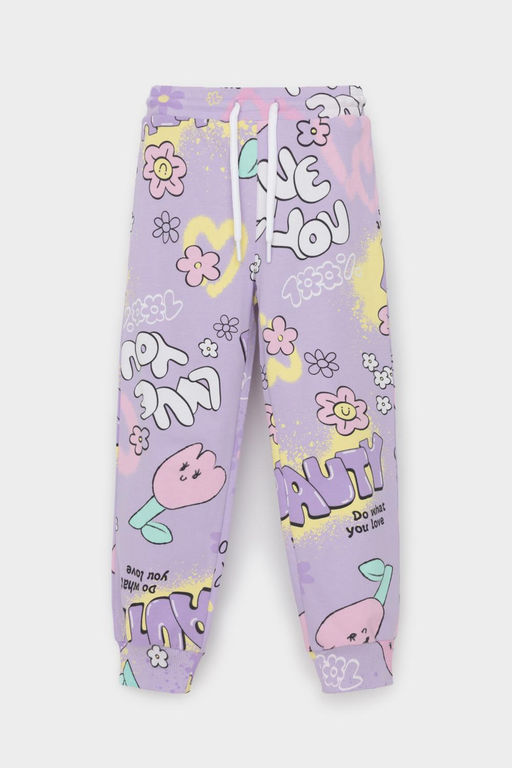 Crockid _ КР 400792/пастельно-лиловый,позитив к541 брюки для дев  фото 5