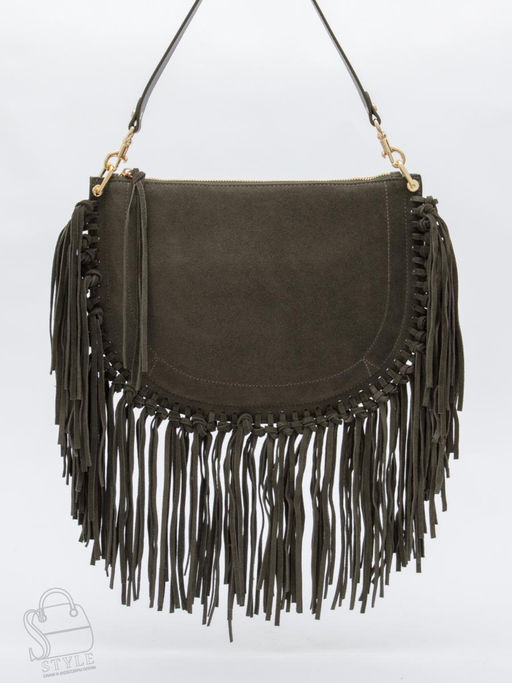 Сумка женская кожаная 990230NN gray Natale Navetta в Новосибирске