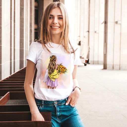 Эксклюзивная футболка Yana Pletneva упаковка плотный Zip пакет!  фото 2