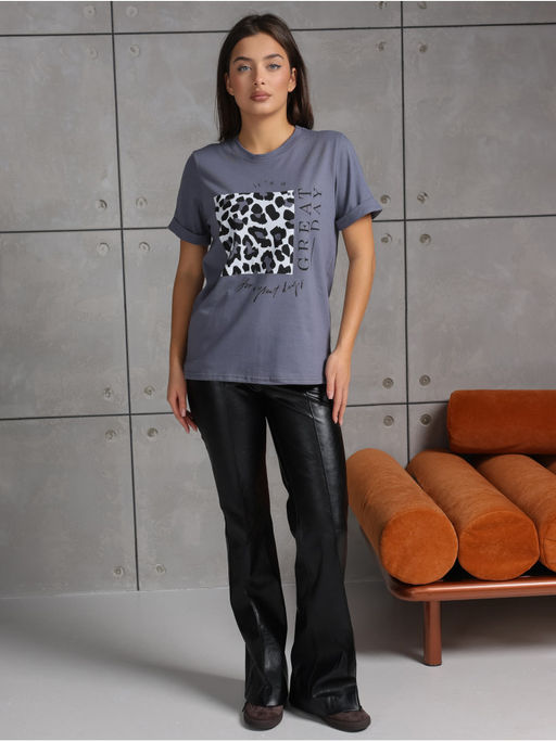 Футболка "Лео" графит