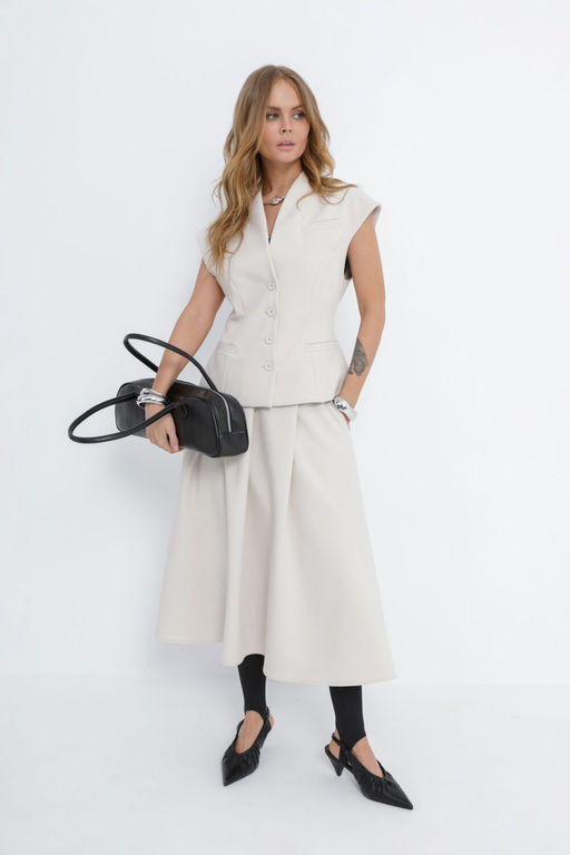 Юбка Pirs 5831 жемчужный  фото 3