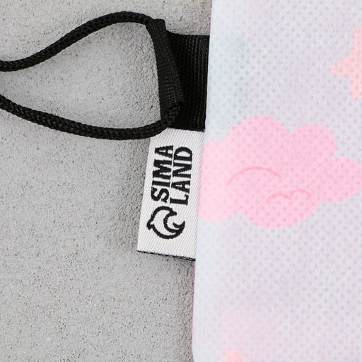 Сумка для обуви Радужный единорог, нетканное полотно, размер 41х31 см - Artfox study фото 3