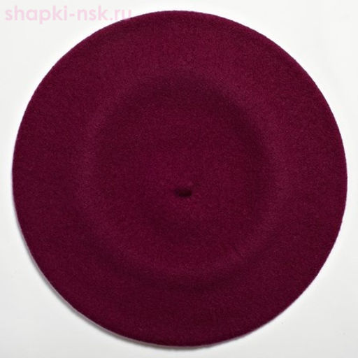 Берет фетр без отделки 11 Берет женский (56-58)