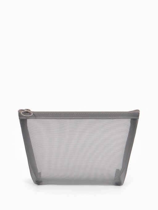 Косметичка дор Сетка 17*6,5*13,5, отд на молнии, серый
