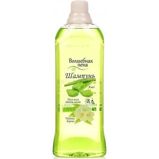 ВОЛШЕБНАЯ ПЕНА шампунь 1л Алоэ и чайное дерево