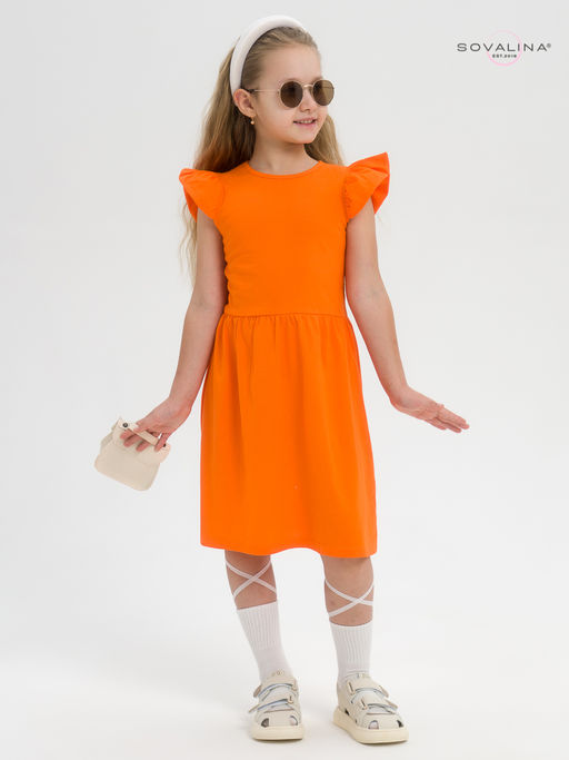 Платье Феечка оранжевая - Sovalina фото 6
