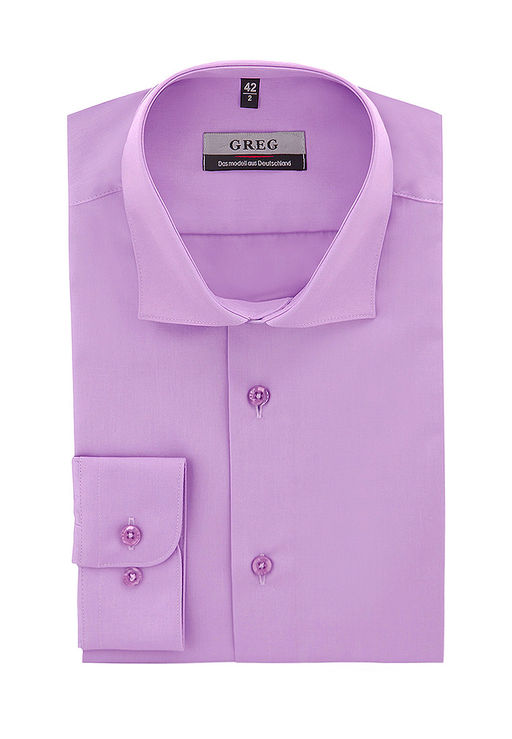 Сорочка мужская длинный рукав GREG 720/139/LDARK/Z  фото 2