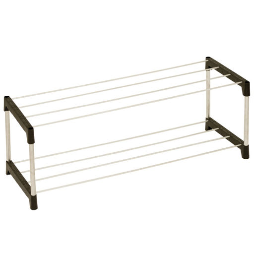 Подставка для обуви 2-ярусная металл. 80см