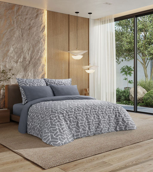 Постельное белье Квадро Евро + 4 наволочки