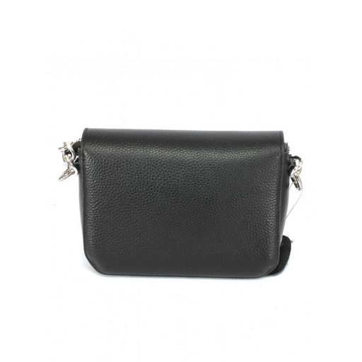 Сумка женская натуральная кожа JRP-99111, 3отд, плечевой ремень, черный 263445