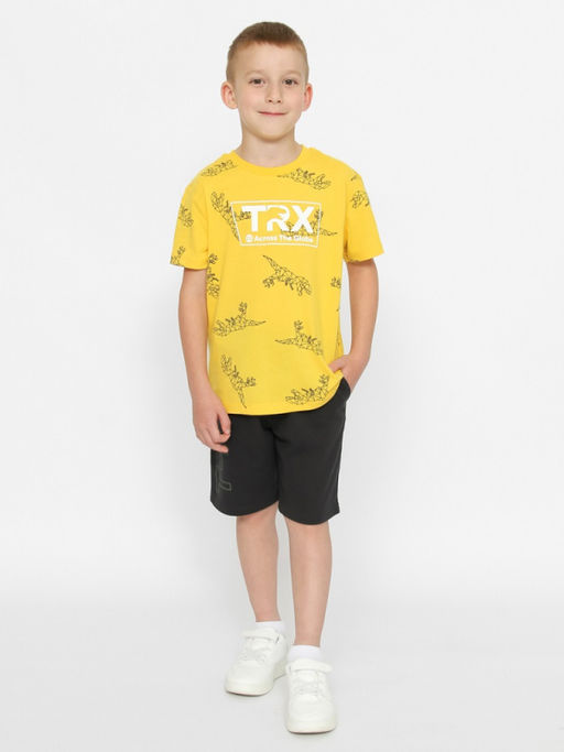 CRB wear/CWKB 63704-30-387 Футболка для мальчика,желтый/Ex.Cherubino  фото 2