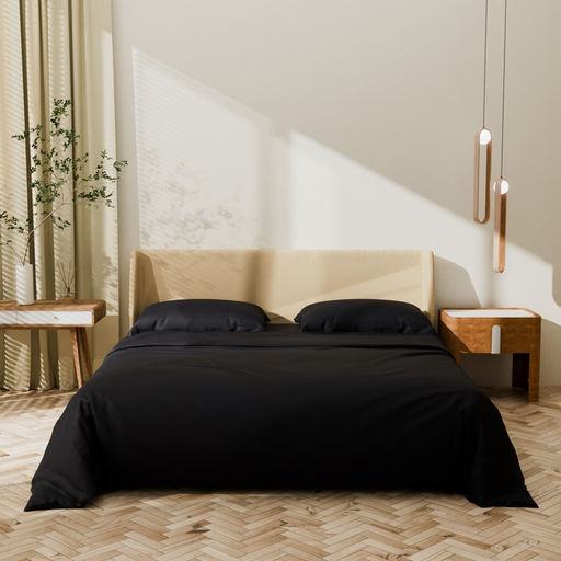 Постельное бельё Этель 2 сп Jet black 175х215, 200х215, 50х70+3-2 шт, мако-сатин, 114г/м2 фото 10