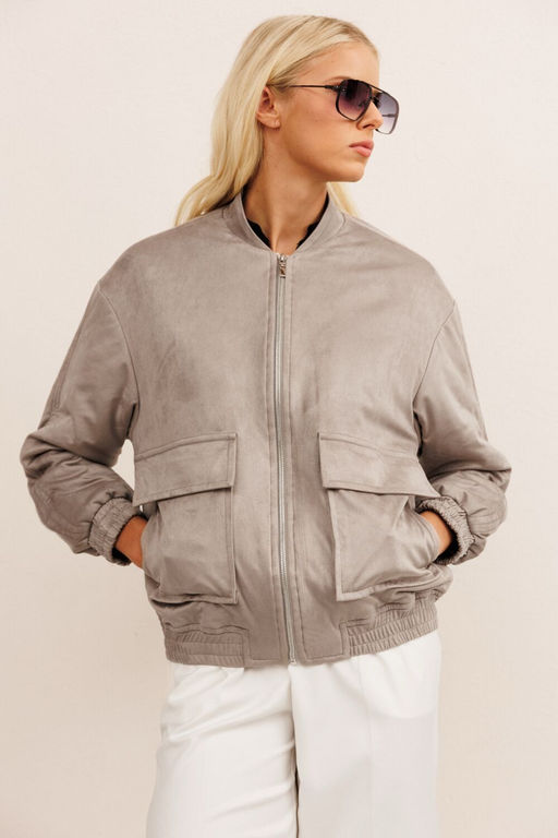 Бомбер KOKOdea 10003 серый