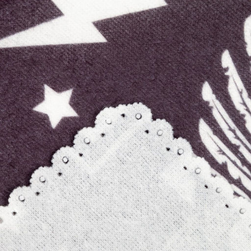 Плед Этель Rock, 75х100 см, 100% полиэстер, флис  фото 6