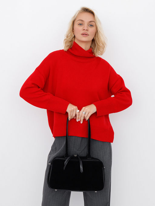 Сумка 8586F black Polina&Eiterou