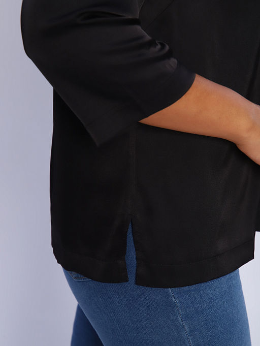 Блуза Ольга_О171/черный - Ihomelux фото 11