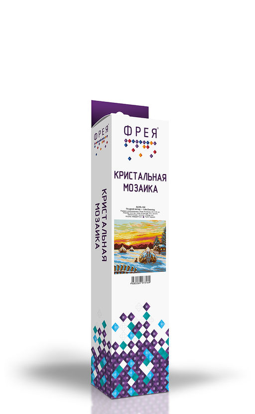 Кристальная (алмазная) мозаика ФРЕЯ №03 СК/Распродажа ALVR-162 Поздний вечер 24 х 24 см