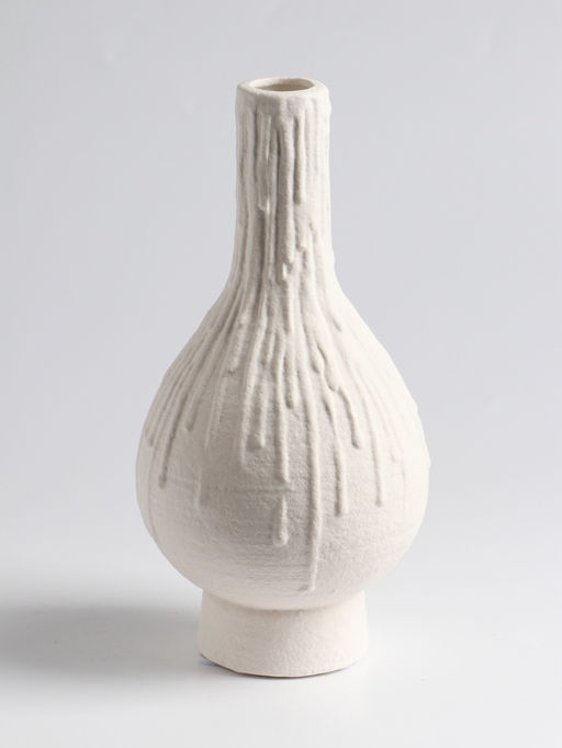 Ваза для цветов «Кристилис», 22×10.5 см, керамика, белая