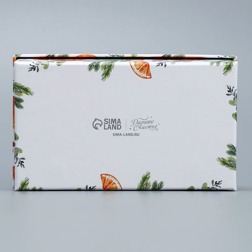 Набор новогодних подарочных коробок 10 в 1 «Новогодняя акварель», 12 х 7 х 4 - 32.5 х 20 х 12.5 см