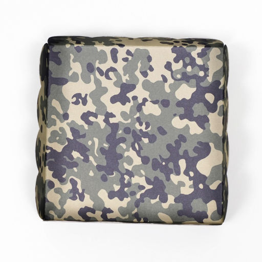 Цена за 5 шт. Коробка для печенья, Зеленый камуфляж, 12?12?3 см