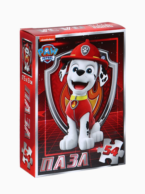 Пазлы детские «Щенячий патруль», набор 10 шт., 54 детали