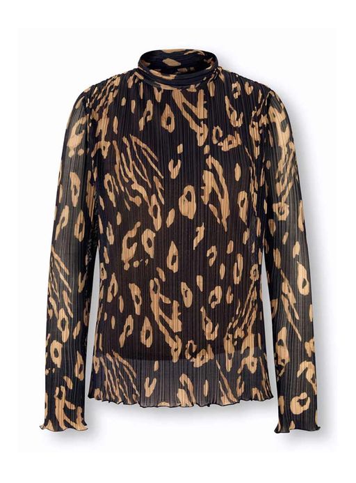 Блузка, черно-коричневая - Ashley brooke фото 2