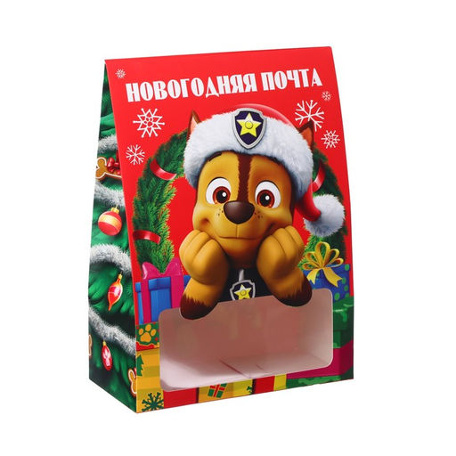 Коробка подарочная складная Новогодняя почта, 20?28?10 см, Щенячий патруль - Paw Patrol фото 3