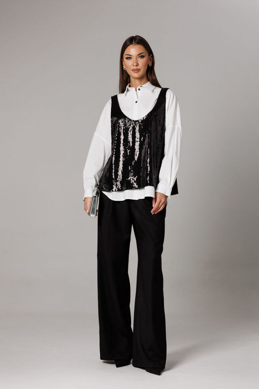 Комплект Lars Style 1171 черный, оттенки белого