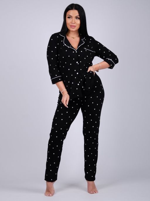 Пижама "Классика" звезды, трикотаж