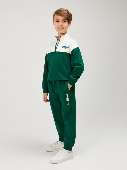 ACOOLA / Джемпер детский для мальчиков Lumir темно-зеленый  фото 2