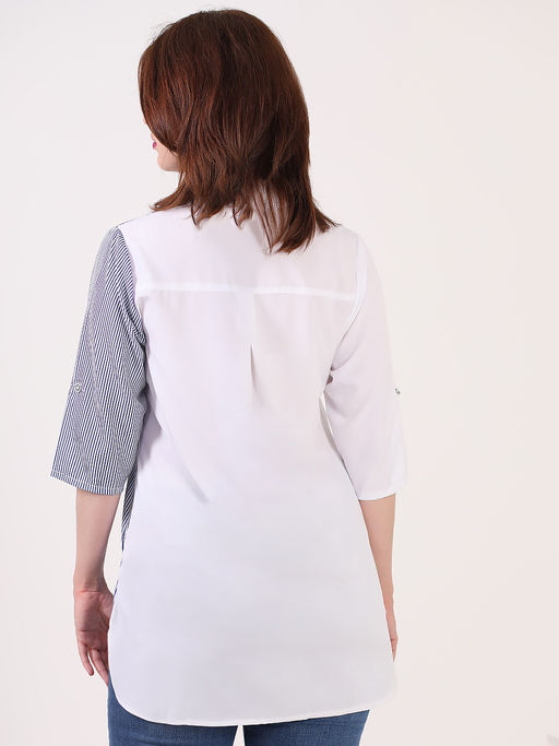 2Г 3536.С1 Рубашка+ пояс - Almond фото 2