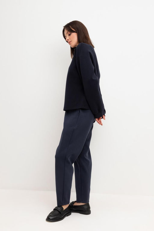 ЕВТ 4121/индиго брюки жен