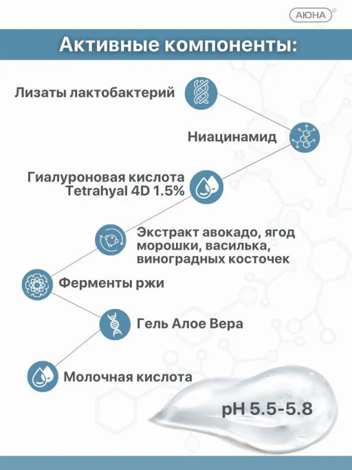 PRO BIO ADVANCE, сыворотка для лица с пробиотиками и гиалуроновой кислотой Tetrahyal 4D - Mesomatrix фото 12