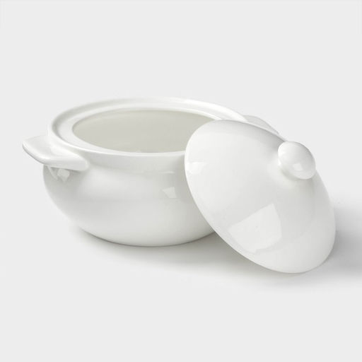 Горшок для запекания Wilmax, 350 мл, фарфор, белый