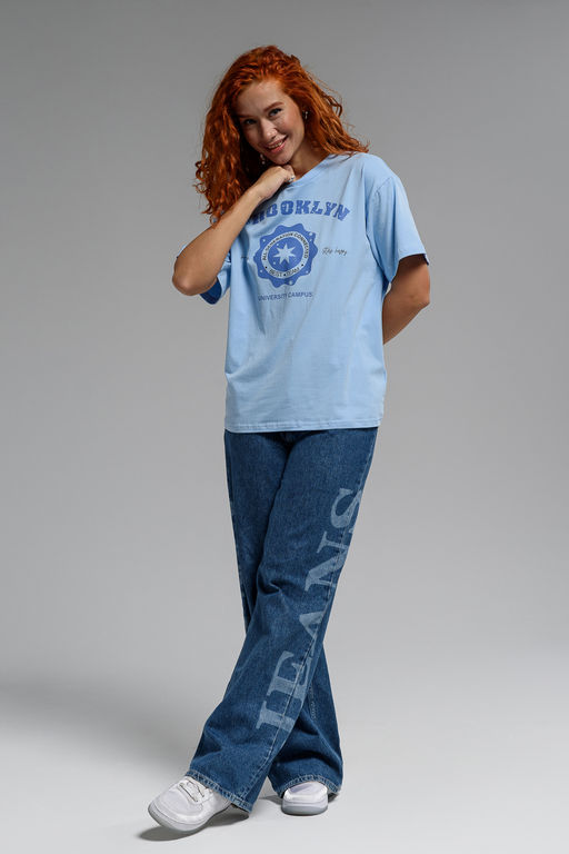 8506/1 Футболка женская оверсайз - Натали фото 274