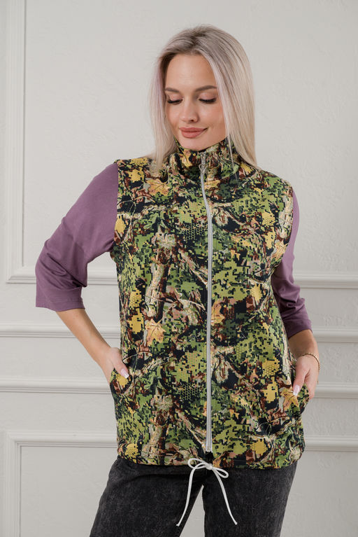 Жилет женский из футера Клен - Амадэль фото 4