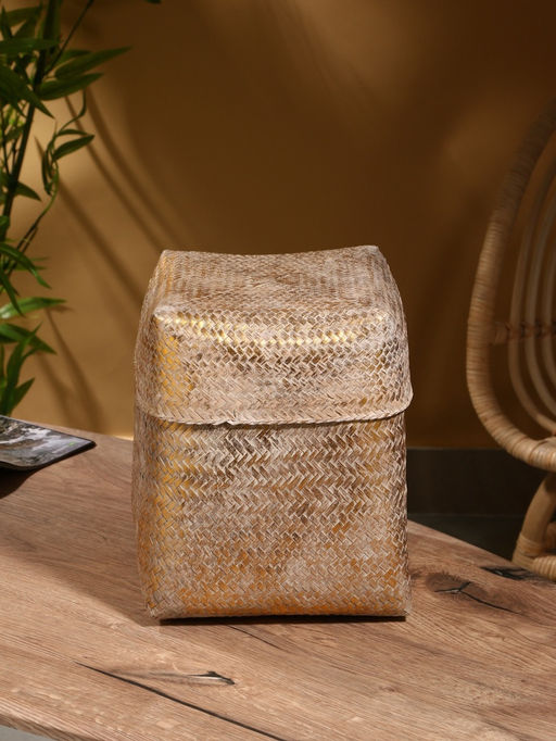 Корзинка плетёная «Аварис», 24×24×28 см