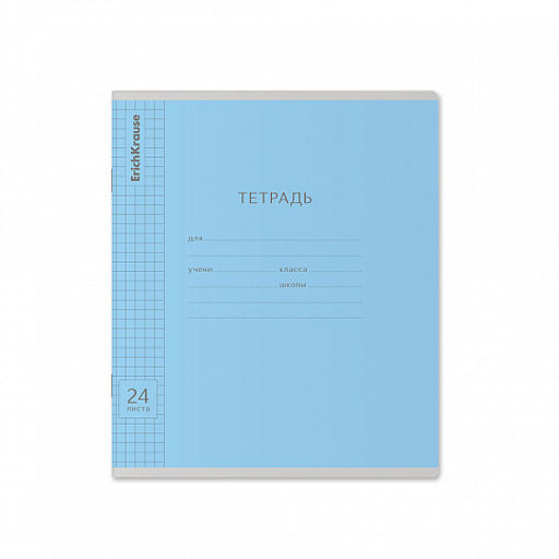 Цена за 160 шт. Тетрадь школьная ученическая ErichKrause Классика Visio ассорти, 24 листа, линейка (в плёнке по 10 шт.) фото 3