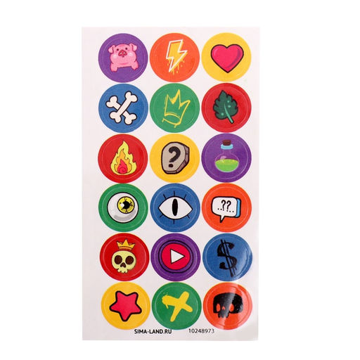 Игрушка - сюрприз Funny box «Весёлая семейка»: детский брелок, наклейки, карточка, цвет МИКС