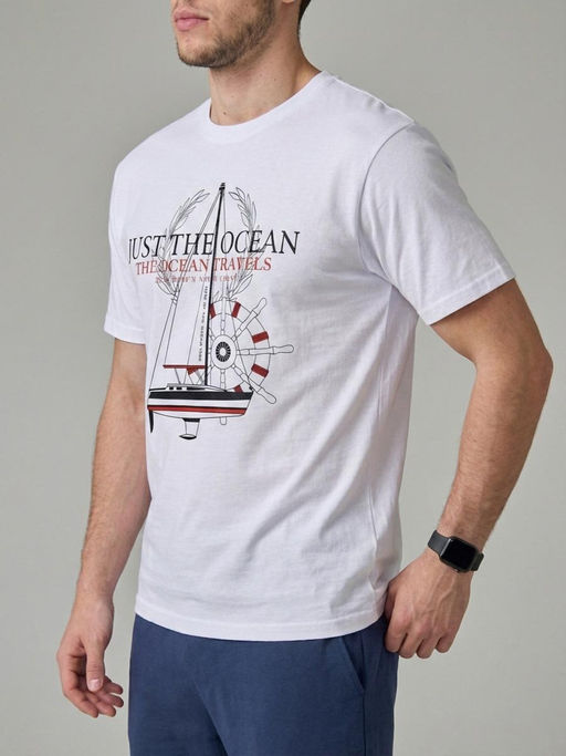 Футболка мужская арт. 02285/Sailboat - F5 фото 3